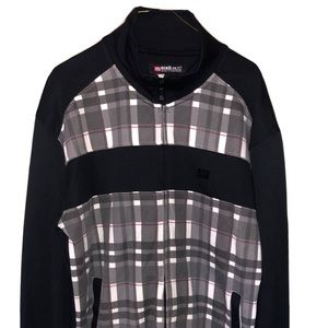 Ecko Unltd Authentic Men’s Black/White Sweater/Jacket Inception - Large